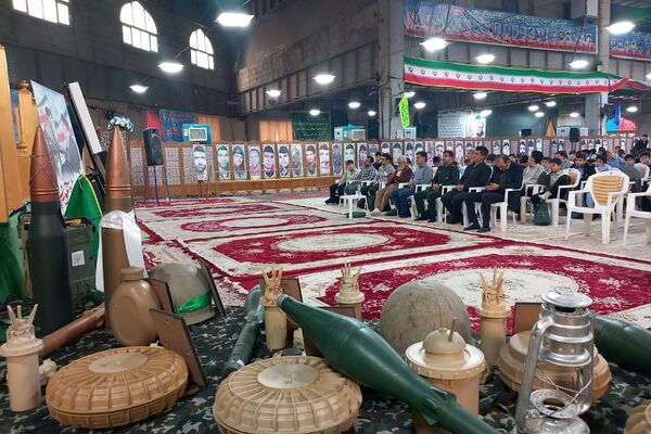 مراسم یادواره شهدا بسیج دانش‌آموزی در مصلی نسیم‌شهر
