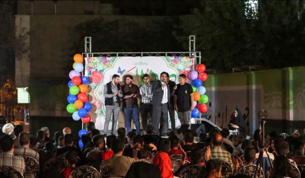 جشن خیابانی ولادت امام حسین (ع) در شهرستان ورامین