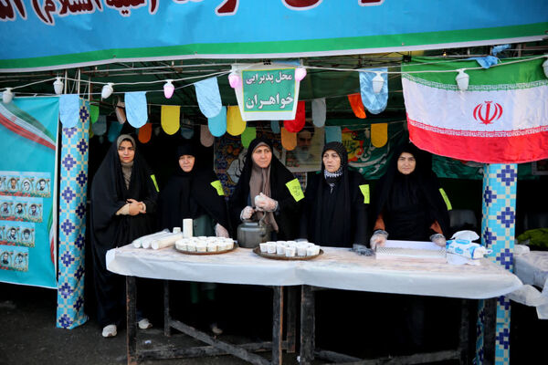برپایی ایستگاه صلواتی موکب علی‌بن‌موسی‌الرضا(ع) استان گلستان