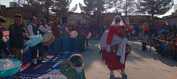 جشن باشکوه چله خرد در روستای عارف آباد کاشمر