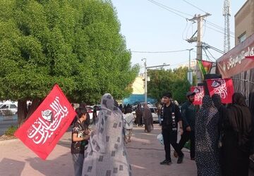 شور حسینی در موکب «عشاق‌الحسین(ع)» هرمزگان