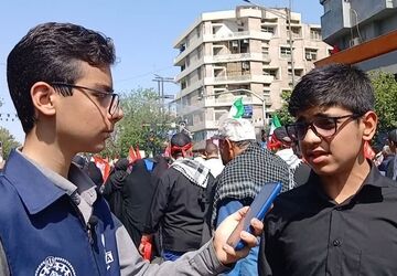 روایتگری دانش‌آموزان از بدرقه تاریخی رهبر شهید انقلاب
