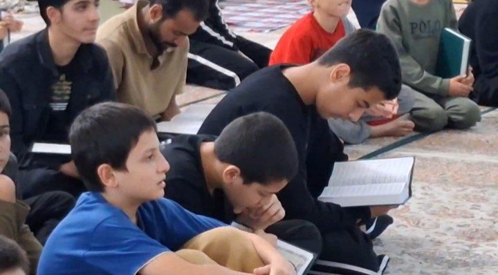 همایش قرآنی معتکفین اعتکاف دانش آموزی کاشمر