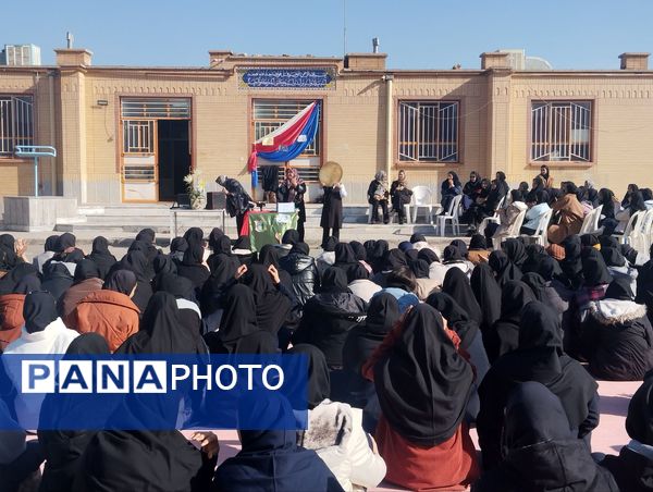 جشن میلاد امام زمان در هنرستان شهید شهیدی خلیل آباد 