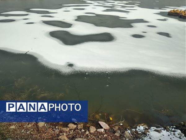 برف زمستانی در شهرستان بن 