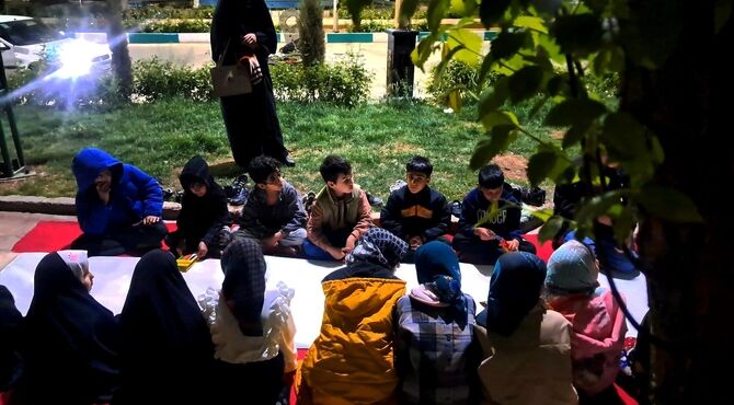 رویداد نقاشی «ایرانِ من» در شهرستان زارچ