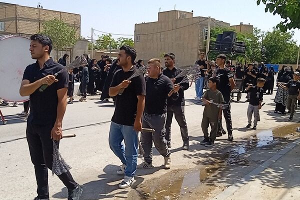 نهمین روز از مراسم عزاداری امام حسین (تاسوعای حسینی)در مسجد امام سجاد(ع)
