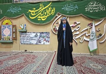 جلوه ای از همبستگی دانش آموزان در همایش وطن‌یار