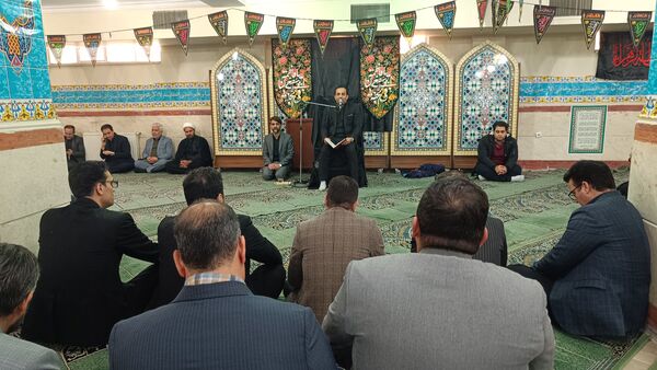 مراسم عزاداری حضرت فاطمه زهرا (س) در اداره آموزش و پرورش شهریار