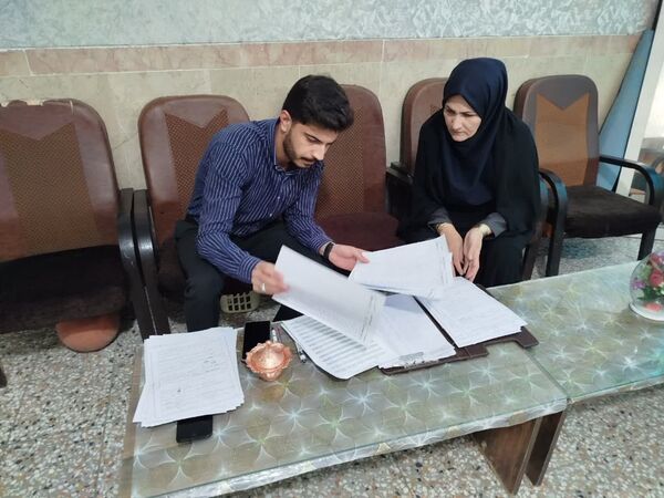 بازدید معاون آموزشی و کارشناس آموزش متوسطه اداره آموزش و پرورش خاتم 