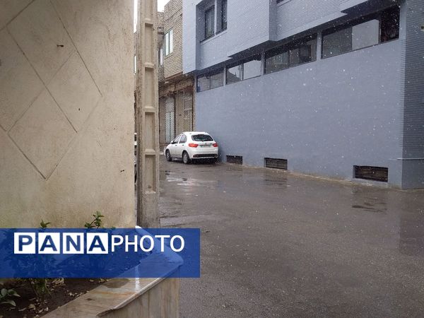 بارش برف و سفید پوش شدن شهر زیبای مشهد