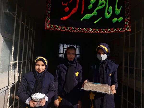 مراسم شهادت حضرت زهرا در دبستان شهید فیاض‌بخش ناحیه ۵ مشهد
