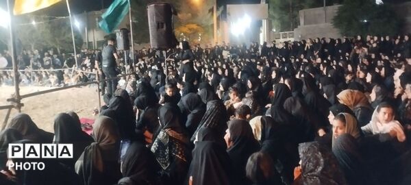 تعزیه خوانی برای حضرت علی اکبر (ع) در روستای رزق آباد 