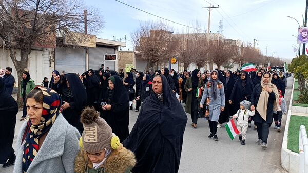 راهپیمایی ۲۲ بهمن در مشهدمرغاب