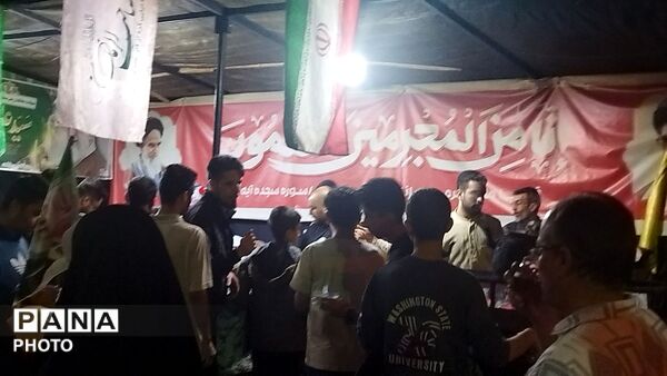 گذری بر موکب پارک دانشجو در پنجاه و سومین شب از اجتماعات مردمی 
