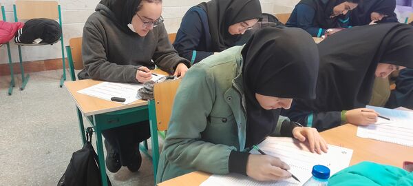 برگزاری آزمون پایش در دبیرستان فرزانگان استعداد درخشان شهرستان ملارد