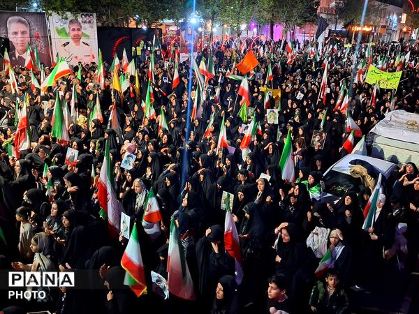 اجتماع مردمی شهرستان کاشمر در محکومیت جنایات رژیم صهیونسیتی 