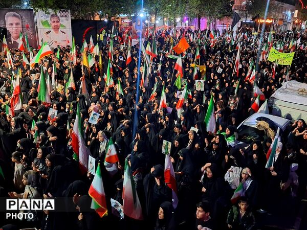 اجتماع مردمی شهرستان کاشمر در محکومیت جنایات رژیم صهیونسیتی 