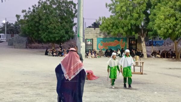 مراسم تعزیه‌‌‌خوانی دو طفلان زینب