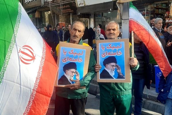 قیام حماسی مردم غیور شهریار در اعلام تنفرازجنایات آمریکا و اسرائیل