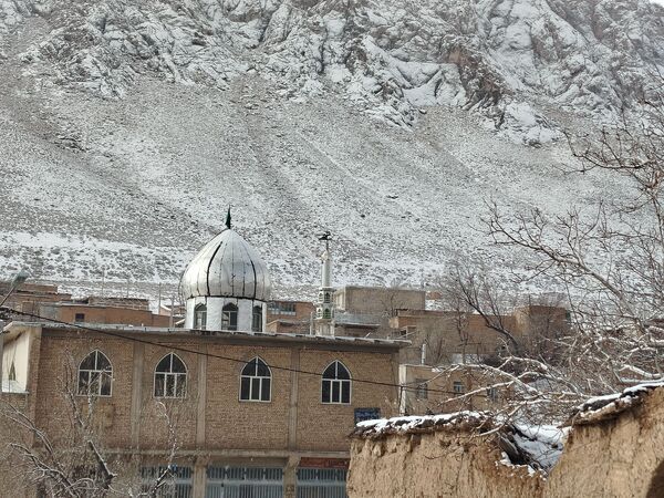 برف زمستانی در شهرستان بن 