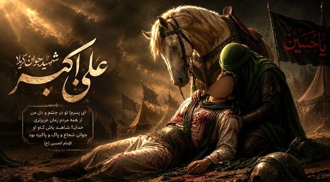 حضرت علی‌اکبر(ع)،آینه پیامبر در میدان کربلا