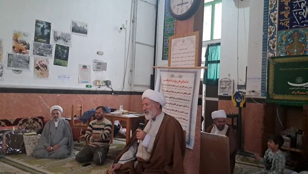 مراسم اعتکاف پسران در مسجد موسی بن جعفر آشخانه 