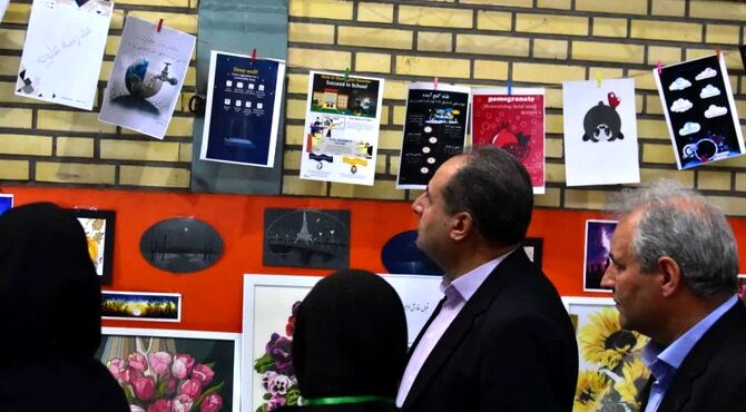 روایتی از نمایشگاه هنرستان‌های ناحیه دو تبریز