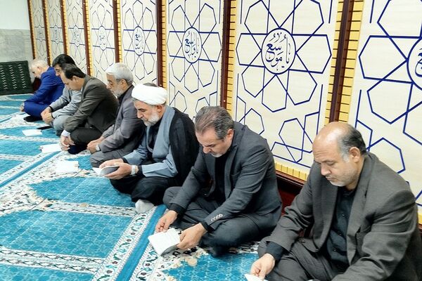مراسم ارتحال امام خمینی (ره) در اداره آموزش و پرورش ناحیه دو شهرری 