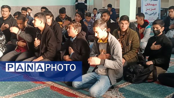 برگزاری زیارت عاشورا در دبیرستان شاهد ابوذر غفاری نیشابور در  اولین هفته  آذر ماه 