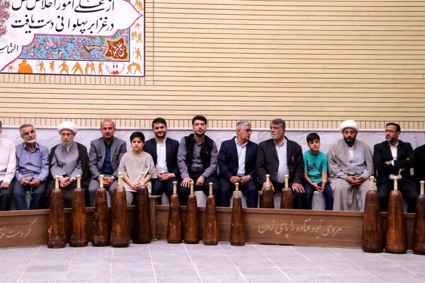 آیین افتتاح زورخانه مهدیه شهدا در شیراز