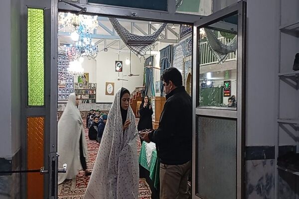 اختتامیه اعتکاف دانش‌آموزی در مسجد جامع شهر بار نیشابور