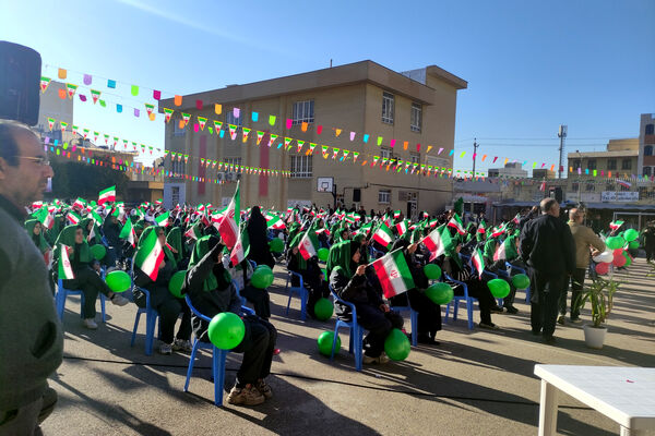 آیین نواختن زنگ انقلاب در مدارس فارس 