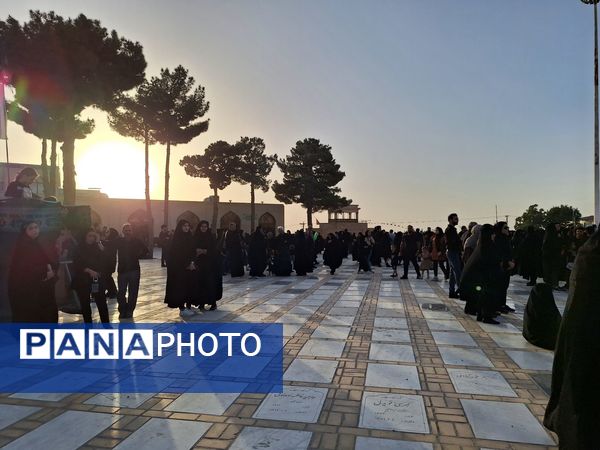 حضور گسترده هیئات مذهبی در بارگاه منور امام زاده محمد عابد 