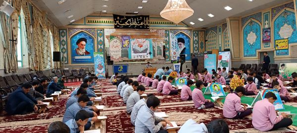 محفل انس با قرآن در تکیه ابوالفضلی مزده