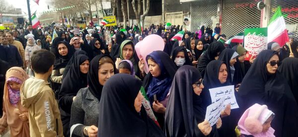  راهپیمایی بیست و دو بهمن در کاشمر