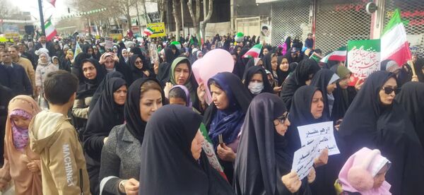  راهپیمایی بیست و دو بهمن در کاشمر