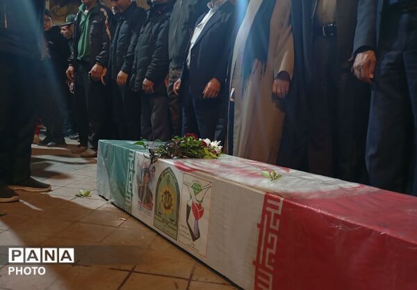 مراسم تشیع پیکر مطهر شهید رضا روزگرد