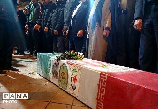 مراسم تشیع پیکر مطهر شهید رضا روزگرد