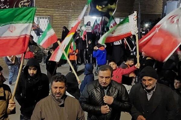 بیعت با رهبر جدید انقلاب در شهر ازندریان