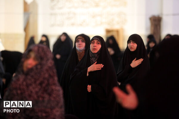 مراسم سالروز شهادت امام جواد(ع) در حرم بانوی کرامت