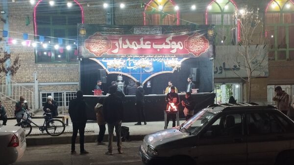 برپایی موکب به مناسبت شهادت امام موسی کاظم (ع) در خلیل آباد