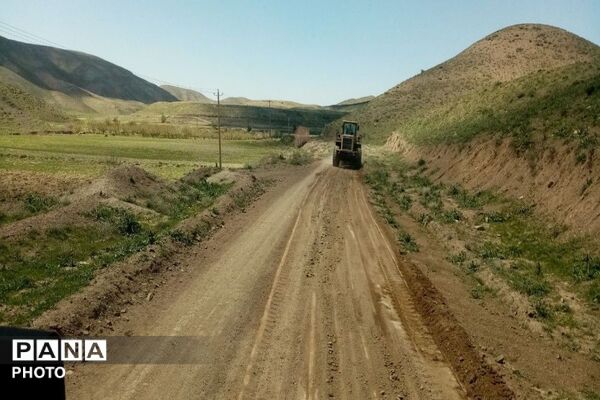 بهسازی جاده بار به بجنو به همت شهرداری بار