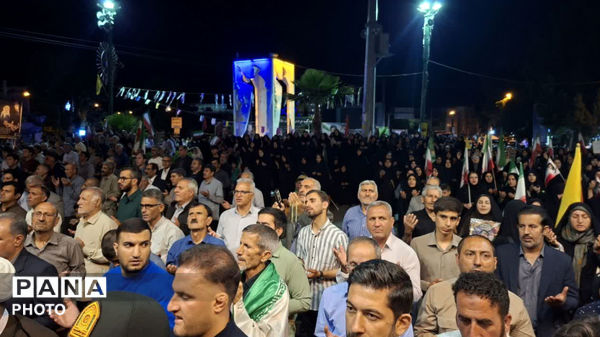 نود و نهمین تجمع اقتدار و ایستادگی در کوهدشت