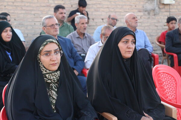 آیین کلنگ‌زنی مدرسه ۶ کلاسه فرهنگی فرهیخته زنده‌یاد زهیری 