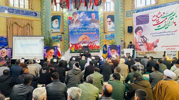 هم صدایی مسئولان و مردم باخرز در سایه  حماسه تاریخی 9 دی