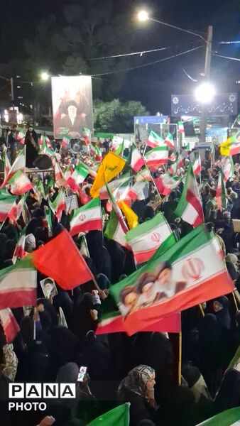 پنجاه و هفتمین شب از اجتماعات مردمی در شهرستان کاشمر 