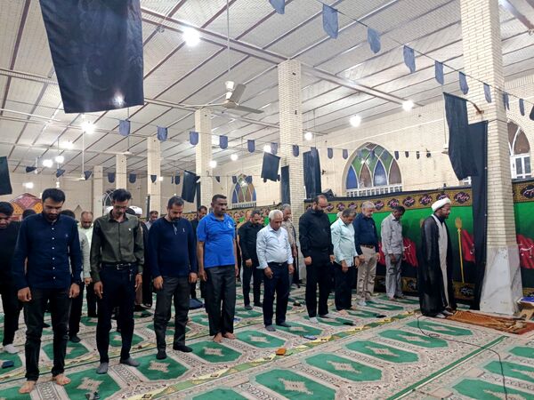 سوگ خورشید خراسان در حاجی‌آباد عزاداری شهادت امام رضا(ع)