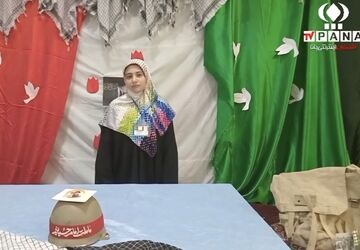 تجدید میثاق با شهدا در مراسم معنوی اعتکاف