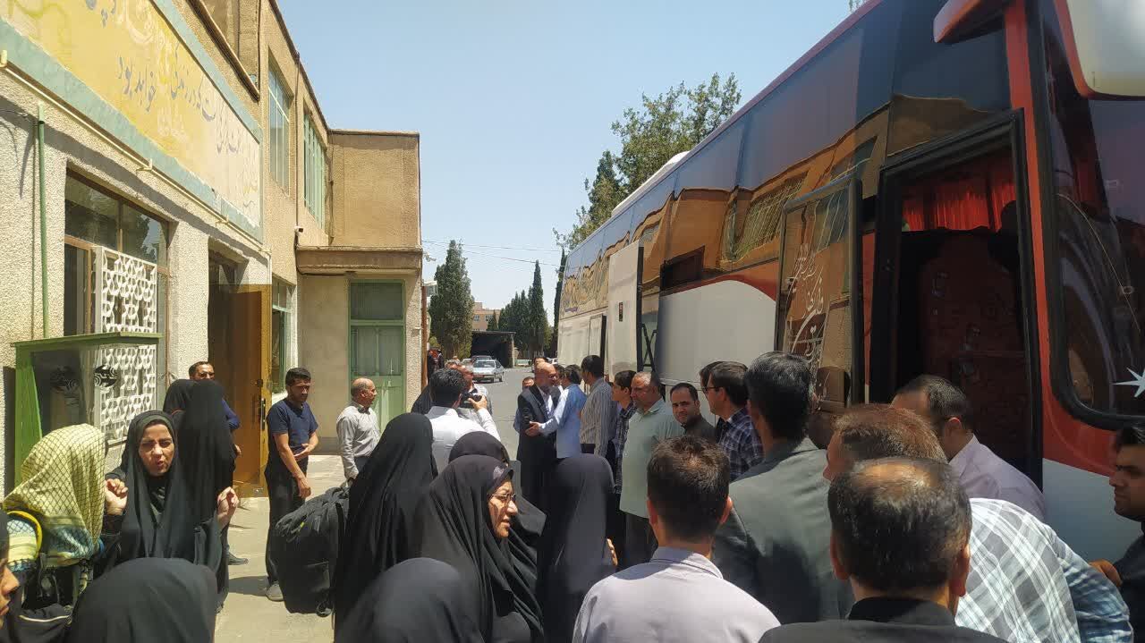 فرهنگیان خراسان جنوبی برای تجدید میثاق با امام شهیدشان راهی پیاده‌روی اربعین شدند